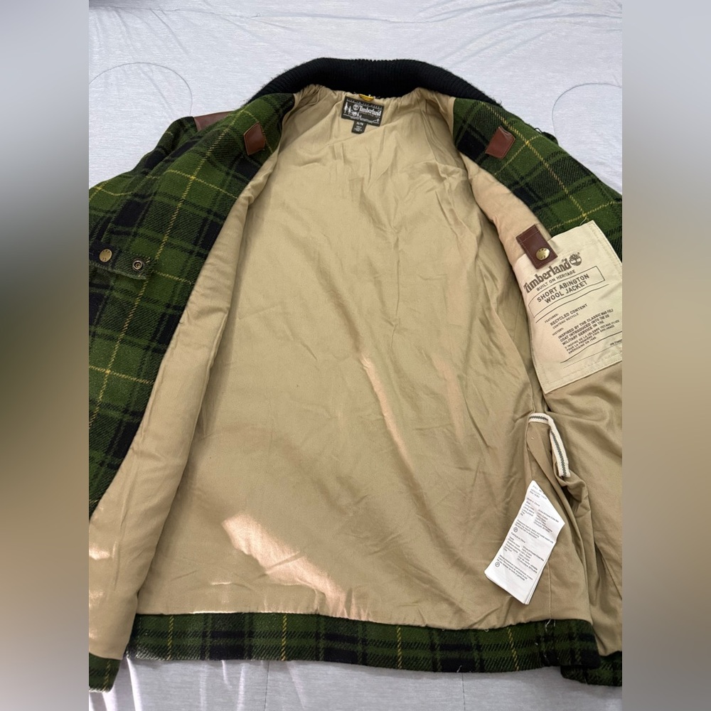 Timberland Abington Wool & Leather Jacket Limited exclusive edition Mens Sz XL - Picture 9 of 16